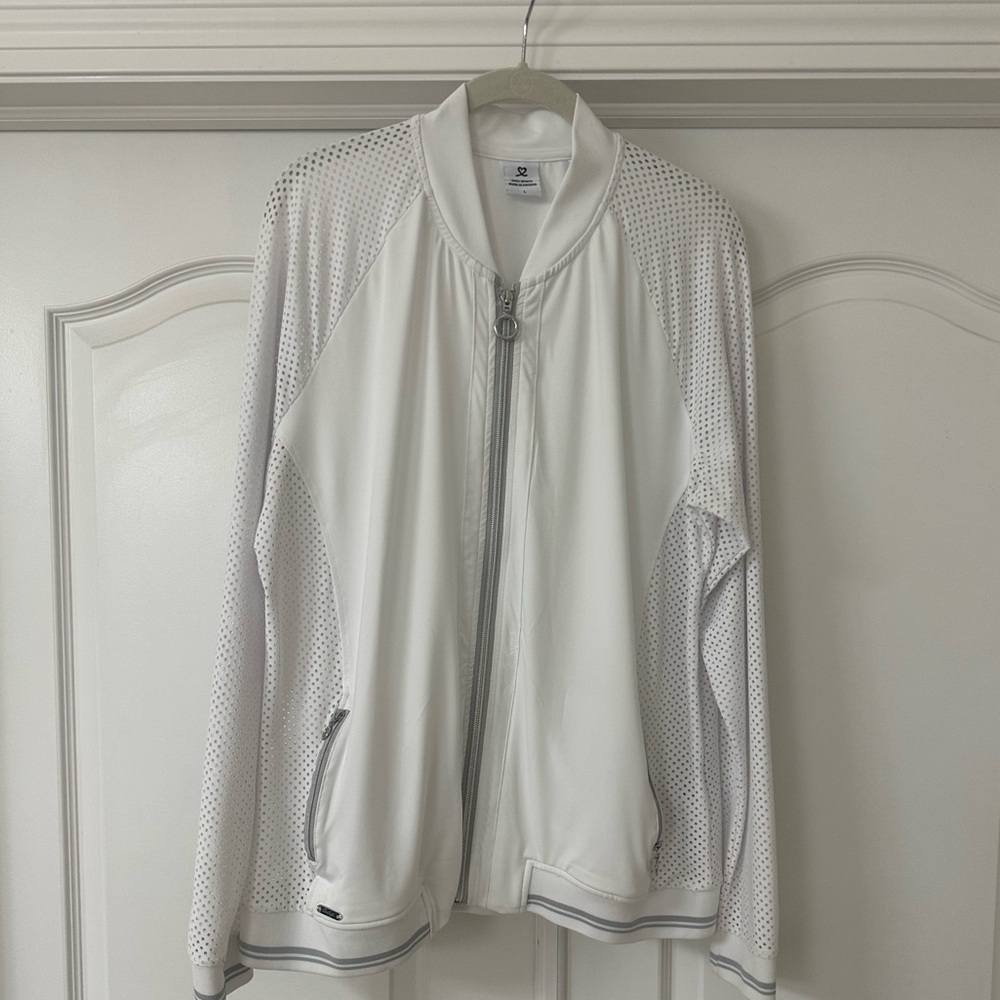 Daily Sports White Mesh Jacket